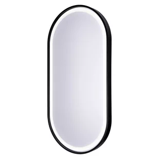 Lustro Łazienkowe Led 40 Dubiel Vitrum Solaris Black - Lustra - miniaturka - grafika 1