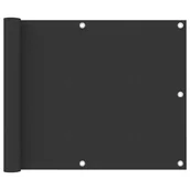 Parawany - vidaXL Parawan balkonowy, antracytowy, 75x500 cm, tkanina Oxford vidaXL - miniaturka - grafika 1