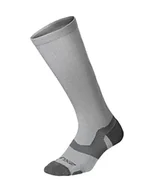 Skarpetki damskie - 2XU Unisex Vectr Merino Light Cusion Full Length skarpety, szare/szare, 48, szary/szary, 48 - miniaturka - grafika 1