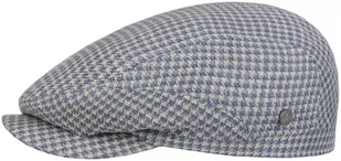 Kaszkiet Reynoldsville Houndstooth by Lierys, beżowo-niebieski, S (54-55 cm) - Czapki męskie - miniaturka - grafika 1