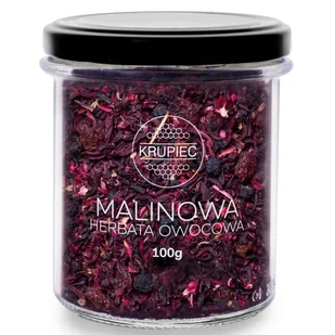 Herbata owocowa Krupiec Malinowa 100g - Herbata - miniaturka - grafika 1