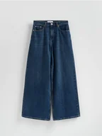 Spodnie damskie - Reserved - Jeansy balloon - granatowy - miniaturka - grafika 1