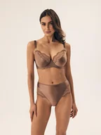 Biustonosze - Biustonosz półusztywniany Brillant Esotiq złoty brąz 80F - miniaturka - grafika 1