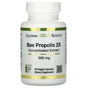 Suplementy naturalne - California Gold Nutrition Bee Propolis 2X 500 mg 90 kaps. - miniaturka - grafika 1