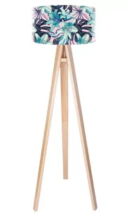 Macodesign Lampa podłogowa Tropikalna lilia tripod-foto-418p, 60 W - Lampy stojące - miniaturka - grafika 1