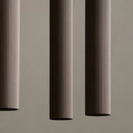 Lampy sufitowe - Audo Copenhagen Lampa wisząca Audo Tubulaire, 24 cm, kolor brązowy, aluminium - miniaturka - grafika 1