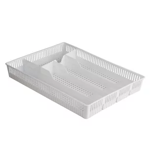 Altom WKŁAD DO SZUFLADY AŻUROWY 31X23X4,5CM BIAŁY 5902443993152 - Akcesoria do sztućców - miniaturka - grafika 1