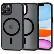 Etui i futerały do telefonów - Tech-Protect Etui MagMat MagSafe do Apple iPhone 11 Pro Czarny Matowy - miniaturka - grafika 1