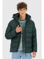 Kurtki męskie - alife and kickin Kurtka puchowa "BeatAK" w kolorze zielonym - miniaturka - grafika 1