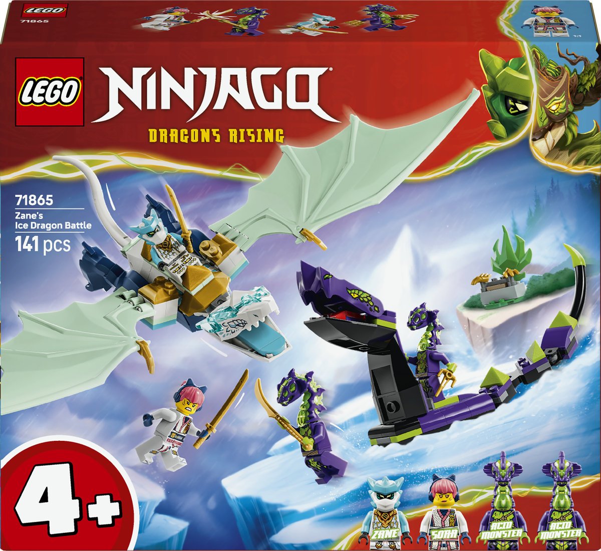 LEGO NINJAGO Bitwa lodowego smoka Zane’a 71865