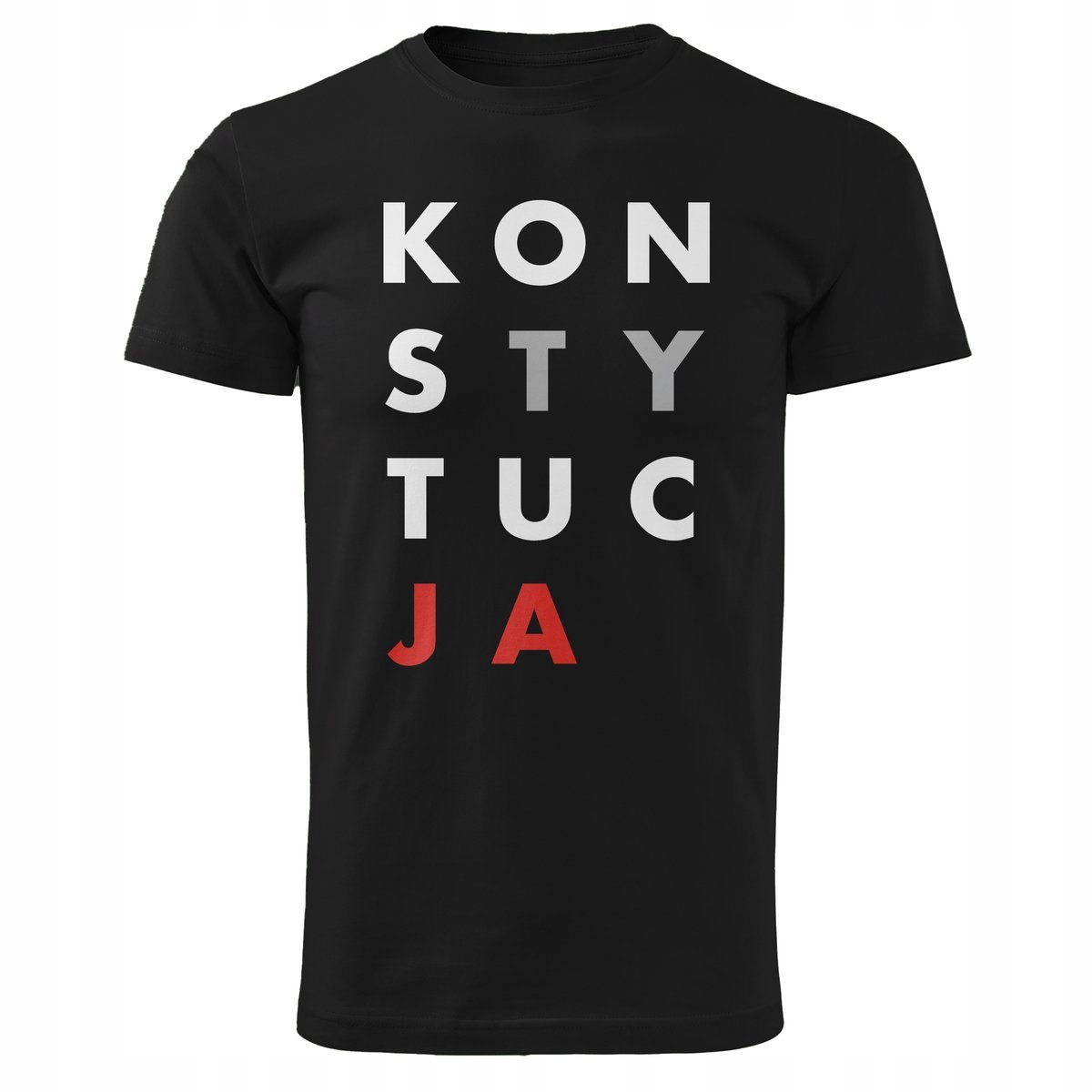 Koszulka męska czarna KONSTYTUCJA r. XL