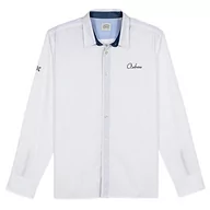 Koszule męskie - OxbOw P0caviro Koszula męska, biały, L - miniaturka - grafika 1