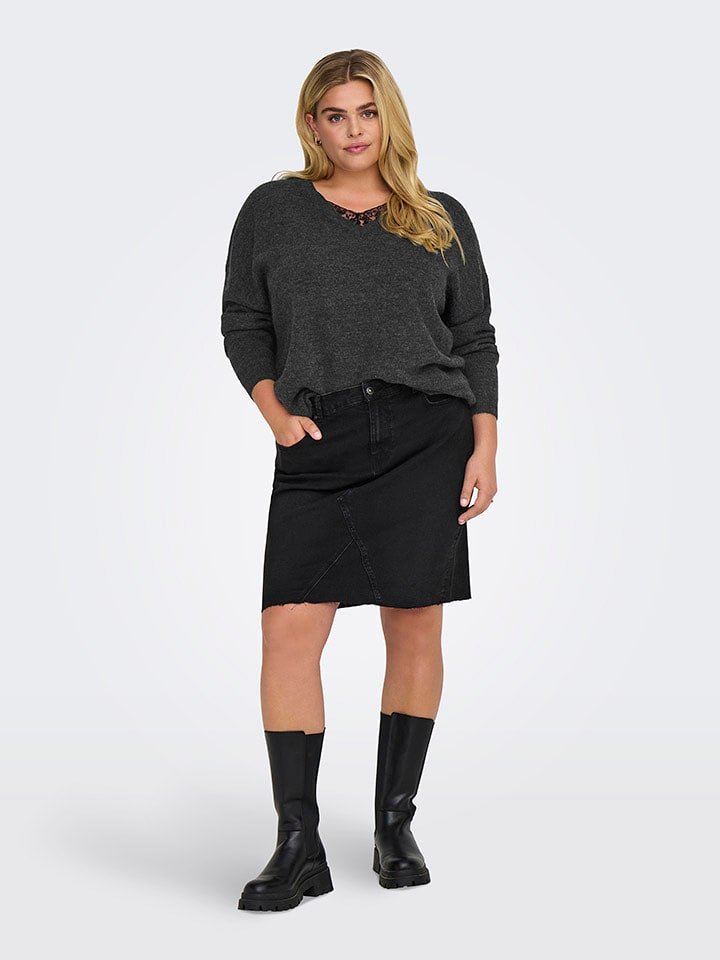 ONLY Sweter w kolorze antracytowym