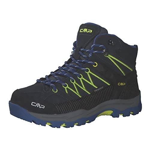 CMP Dziecięce buty trekkingowe Rigel Mid Wp unisex, B niebieski elektryczny, 3.5 UK