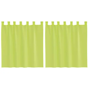 vidaXL Zasłony woalowe z zakładką na górze 2 szt. Jabłko zielone - Zasłony vidaXL Zasłony woalowe z zakładką na górze 2 szt. Jabłko zielone - Zasłony - miniaturka - grafika 1