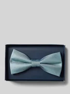 Krawaty i muchy męskie - Mucha jedwabna z fakturowanym wzorem - miniaturka - grafika 1