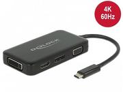 Kable komputerowe i do monitorów - Delock Adapter USB VGA HDMI DVI Displayport - miniaturka - grafika 1