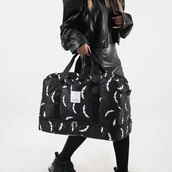 Inne - Prosta torba podróżna na ramię z wzorem nietoperza, lekka, wszechstronna torba podróżna do noszenia na świeżym powietrzu - miniaturka - grafika 1