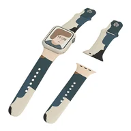 Akcesoria do smartwatchy - Hurtel Strap Moro opaska do Apple Watch 7 / 6 / SE / 5 / 4 / 3 / 2 (41mm / 40mm / 38mm) silokonowy pasek bransoletka do zegarka moro (4) - miniaturka - grafika 1