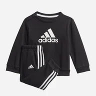 Dresy i komplety dla chłopców - Komplet sportowy (bluza + spodnie) chłopięcy Adidas I Bos Jog Ft GM8977 86 Czarny (4062065376281) - miniaturka - grafika 1