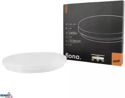 Lampa sufitowa Bemko plafoniera LED FIONA 24W 3000/4000/6500K 2400LM IP20 biała
