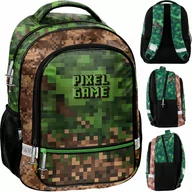 Plecaki szkolne i tornistry - Minecraft Plecak Szkolny Piksele Do 1 Klasy Podstawówki Dla Chłopaka Gra - miniaturka - grafika 1