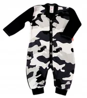 Pajacyki dla niemowląt - PAJAC długi rękaw rampers , Moro czarne 86 KLEKLE - miniaturka - grafika 1