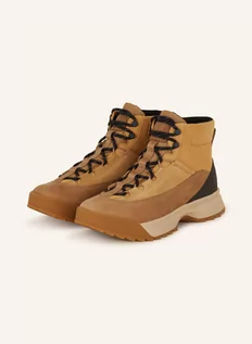 Botki damskie - Sorel Botki Sznurowane Scout 87 Mid beige - grafika 1