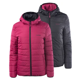 Damska Kurtka pikowana HI-TEC LADY HAIMO M000179828 – Bordowy - Kurtki damskie - miniaturka - grafika 1