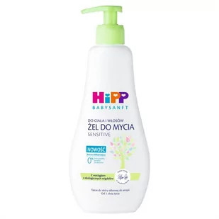 HiPP Babysanft Sensitive żel do mycia ciała 400 ml - Kosmetyki kąpielowe dla dzieci - miniaturka - grafika 1