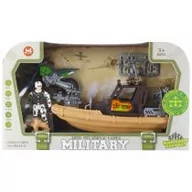 Samochody i pojazdy dla dzieci - Łódka Wojskowa z akcesoriami 523008 Mega Creative - miniaturka - grafika 1