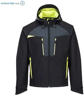 PORTWEST DX474 KURTKA SOFTSHELL DX4; CZARNY - Odzież robocza - miniaturka - grafika 1