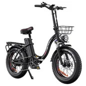 Rowery elektryczne - DRVETION CT20 Pro Foldable Electric Bike 750W Motor 48V 20Ah Samsung Battery 25km/h Unlocked 80km Range 20×4 0" CST Fat - miniaturka - grafika 1