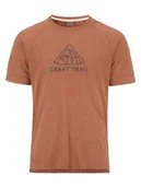 Koszulki męskie - Craft Koszulka "ADV Trail Wool" w kolorze jasnobrązowym - miniaturka - grafika 1
