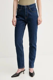 Sisley jeansy damskie kolor granatowy 4MCPLE046 - Spodnie damskie - miniaturka - grafika 1