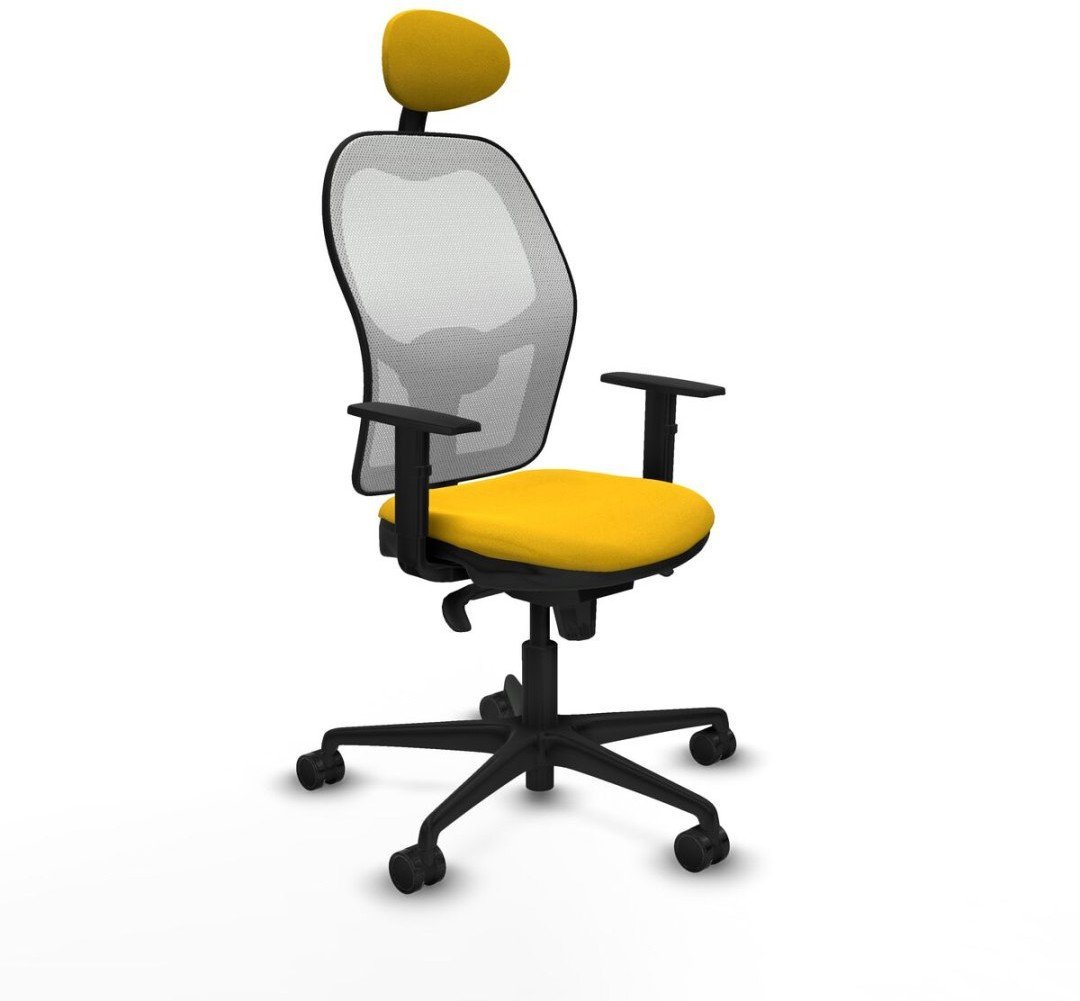 Krzesło Biurowe z Zagłówkiem Jorquera Piqueras y Crespo 1D036N1 Żółty