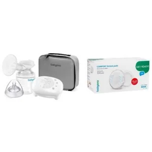 BABYONO 970 Laktator elektryczny COMPACT, 1szt. + Wkładki laktacyjne COMFORT, 70szt. - Laktatory - miniaturka - grafika 1