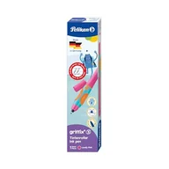 Długopisy - Pelikan 820424 griffix długopis dla osób praworęcznych, LovelyPink, 1 sztuka w składanym pudełku - miniaturka - grafika 1