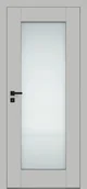 Drzwi wewnętrzne - Dre Drzwi Wewnętrzne Z Szybą Estra 6 Okleina Jasna Szara Mat - miniaturka - grafika 1