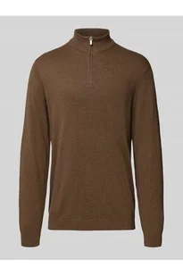 Bluza z kołnierzem o kroju regular fit z mieszanki bawełny i wiskozy model LOUI - Only & Sons - Bluzy męskie - miniaturka - grafika 1