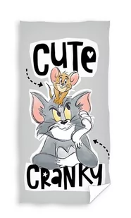 Tom and Jerry Ręcznik kąpielowy Tom and Jerry 3Y41L0 3Y41L0 SAM One size - Ręczniki - miniaturka - grafika 1