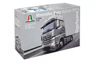 Kolekcjonerskie modele pojazdów - Italeri Mercedes Benz Actros MP4 Gigaspace - miniaturka - grafika 1