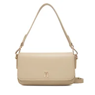 Torebki damskie - Torebka Tommy Hilfiger Th Icon Conv AW0AW17677 Beżowy - miniaturka - grafika 1