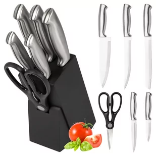 Zestaw noży kuchennych w bloku 7 elementów Classbach C-MBS 4018 (czarny) - Noże kuchenne - miniaturka - grafika 2