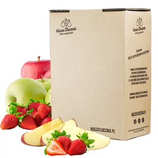100% Sok Tłoczony Jabłko Truskawka 60%/40% 5L - Soki i napoje niegazowane - miniaturka - grafika 1