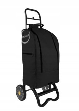 Wózek na zakupy Termiczny torba termiczna Partner CasaSi Jak czarny