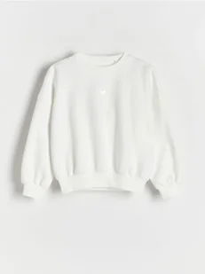 Reserved - Bluza z nadrukiem - złamana biel - Bluzki dla dziewczynek - miniaturka - grafika 1