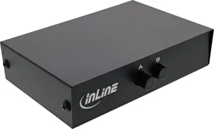 InLine InLine® Serial switch manual 2-port, RS232, 9-pin Sub-D - Rozgałęźniki - miniaturka - grafika 1