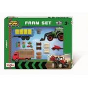 Samochody i pojazdy dla dzieci - MAISTO 12564-46 Traktor Fendt zestaw z mini farmą - miniaturka - grafika 1