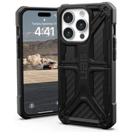 Etui i futerały do telefonów - UAG Monarch do iPhone 15 Pro carbon fiber - miniaturka - grafika 1